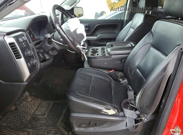 1GCUKREC1GF130301 2016 CHEVROLET SILVERADO Red წინა სალონის ხედი