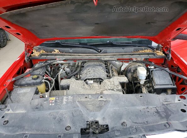1GCUKREC1GF130301 2016 CHEVROLET SILVERADO Red უკანა სალონის ხედი
