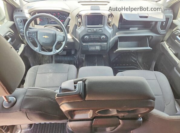 1GCUYAED2NZ222716 2022 CHEVROLET SILVERADO White წინა პანელის ხედი