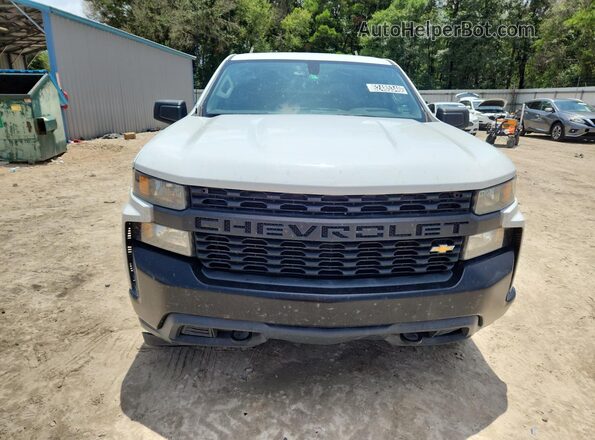 1GCUYAED2NZ222716 2022 CHEVROLET SILVERADO White VIN კოდის სტიკერის ხედი