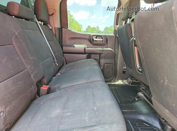 1GCUYAED2NZ222716 2022 CHEVROLET SILVERADO White უკანა სავარძლების ხედი