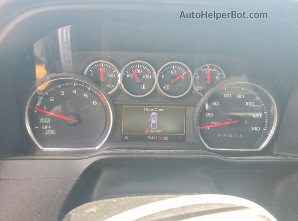 1GCUYDED6MZ396773 2021 CHEVROLET SILVERADO Gray Widok zestawu wskaźników