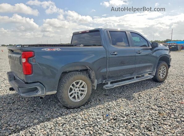 1GCUYEED4KZ249788 2019 CHEVROLET SILVERADO Синий Задняя правая четверть