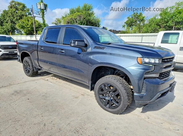 1GCUYEED7MZ400366 2021 CHEVROLET SILVERADO Blue Առջևի աջ