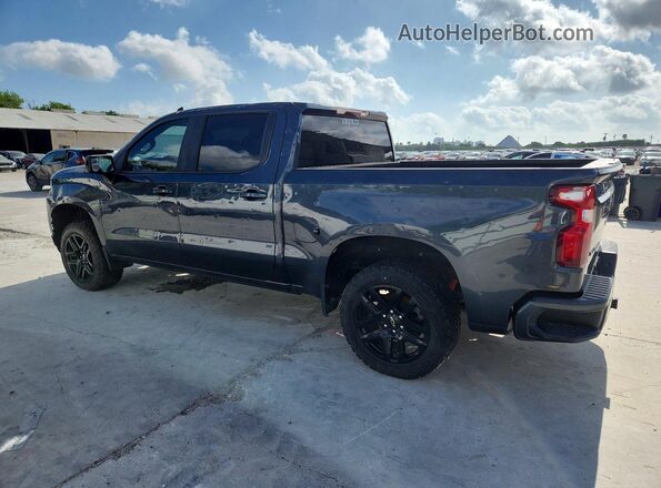 1GCUYEED7MZ400366 2021 CHEVROLET SILVERADO Blue Հետևի ձախ