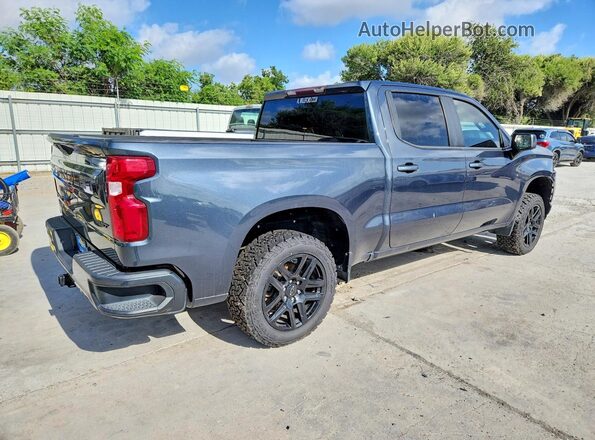 1GCUYEED7MZ400366 2021 CHEVROLET SILVERADO Blue Հետևի աջ