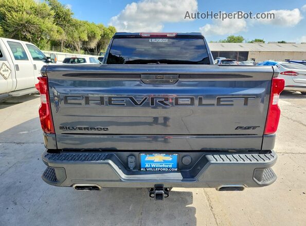1GCUYEED7MZ400366 2021 CHEVROLET SILVERADO Blue Հետևի տեսք