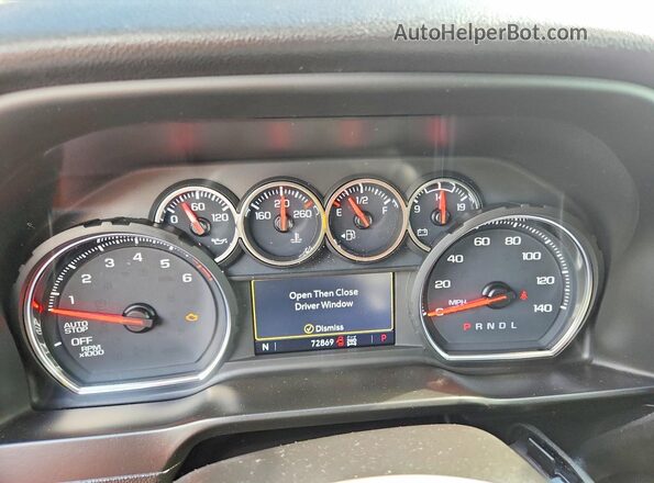 1GCUYEED7MZ400366 2021 CHEVROLET SILVERADO Blue Սարքավորումների վահանակի տեսք