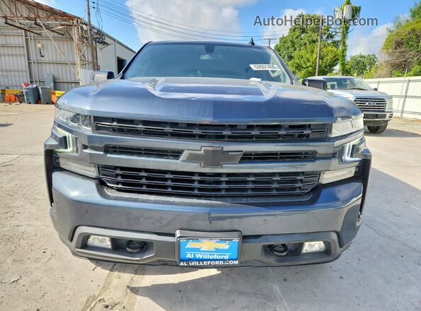 1GCUYEED7MZ400366 2021 CHEVROLET SILVERADO Blue Դիմացի տեսք