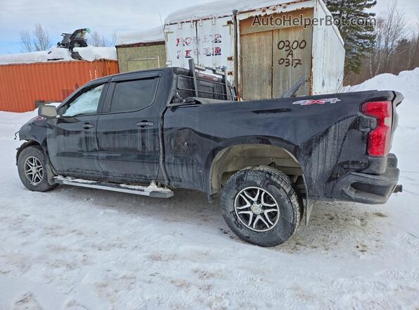 1GCUYEEDXKZ298493 2019 CHEVROLET SILVERADO Черный Задняя левая четверть