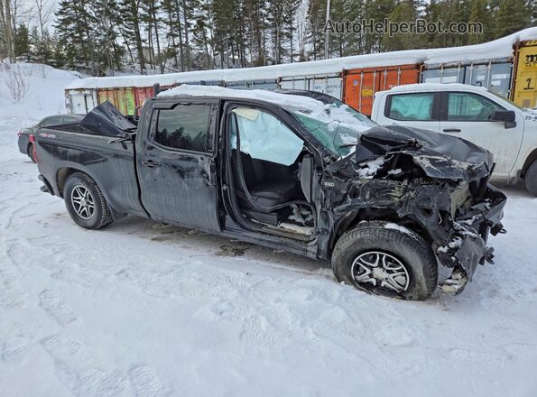 1GCUYEEDXKZ298493 2019 CHEVROLET SILVERADO Черный Передняя правая четверть
