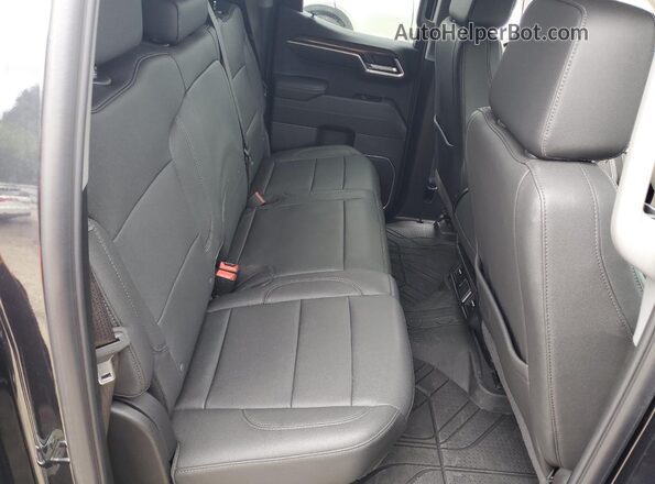 1GCVACE81RZ297663 2024 CHEVROLET SILVERADO Black უკანა სავარძლების ხედი