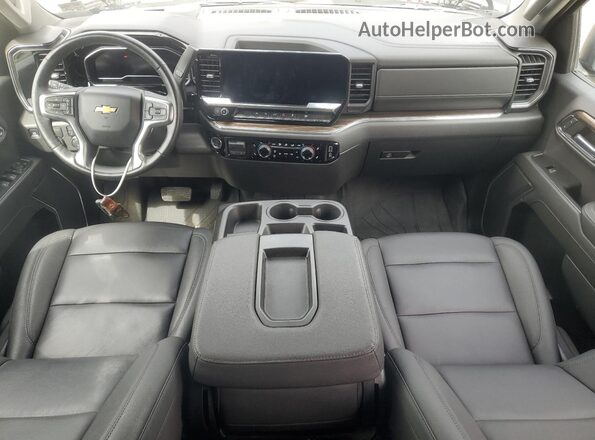 1GCVACE81RZ297663 2024 CHEVROLET SILVERADO Black წინა პანელის ხედი