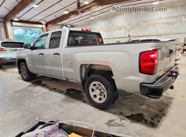 1GCVKNEC7JZ199738 2018 CHEVROLET SILVERADO Серебряный Задняя левая четверть