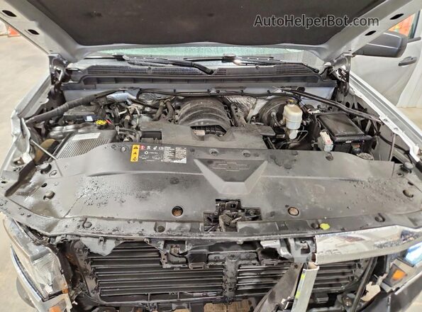 1GCVKNEC7JZ199738 2018 CHEVROLET SILVERADO Серебряный Вид задней части салона