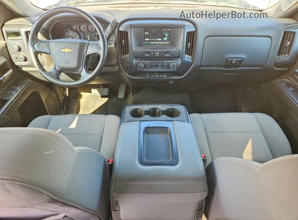 1GCVKPEC5JZ118344 2018 CHEVROLET SILVERADO Silver Dashboard view