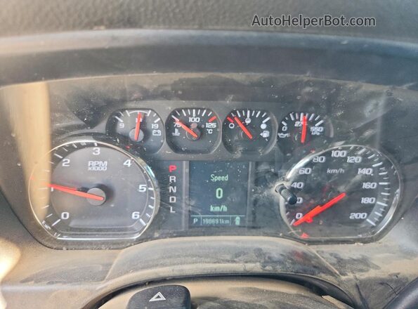 1GCVKPEC5JZ118344 2018 CHEVROLET SILVERADO Silver Instrument cluster view