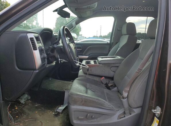 1GCVKREC0GZ167522 2016 CHEVROLET SILVERADO Коричневый Вид салона спереди