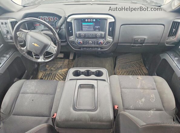 1GCVKREC2JZ108320 2018 CHEVROLET SILVERADO Black Вид панелі приладів