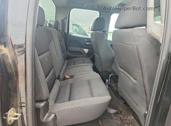 1GCVKREC2JZ108320 2018 CHEVROLET SILVERADO Black Вид задніх сидінь