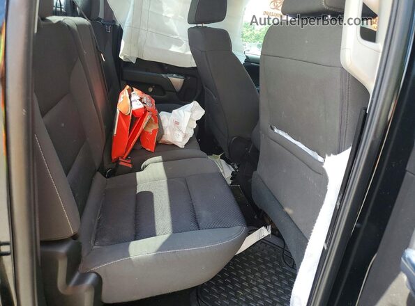 1GCVKREC3GZ208094 2016 CHEVROLET SILVERADO Black უკანა სავარძლების ხედი