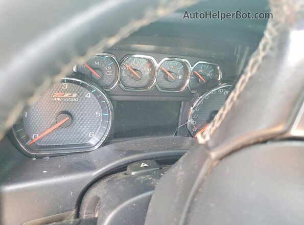 1GCVKREC3GZ208094 2016 CHEVROLET SILVERADO Black ხელსაწყოთა პანელის ხედი