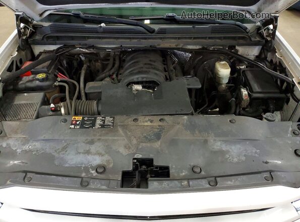 1GCVKREC5GZ111463 2016 CHEVROLET SILVERADO White Widok wnętrza z tyłu
