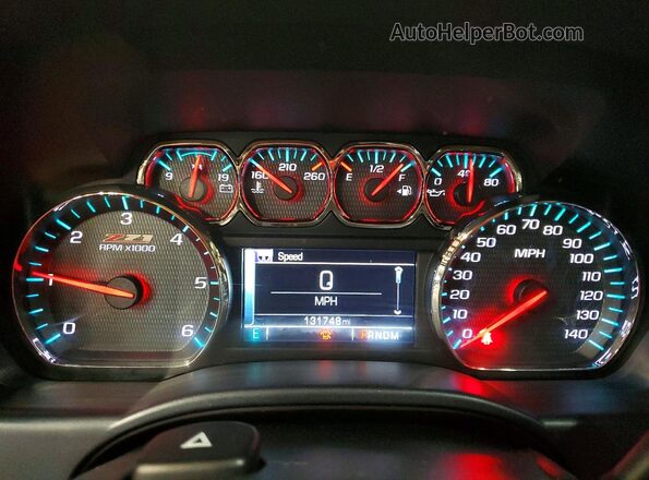1GCVKREC5GZ111463 2016 CHEVROLET SILVERADO White Widok zestawu wskaźników