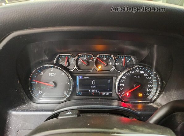 1GCVKREC5GZ341715 2016 CHEVROLET SILVERADO Blue Սարքավորումների վահանակի տեսք