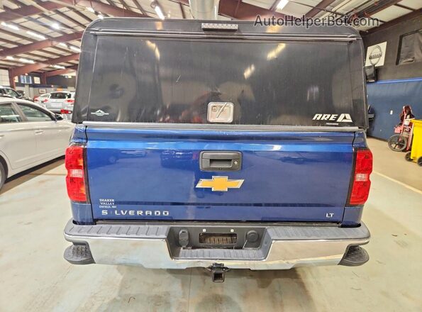 1GCVKREC5GZ341715 2016 CHEVROLET SILVERADO Blue Հետևի տեսք