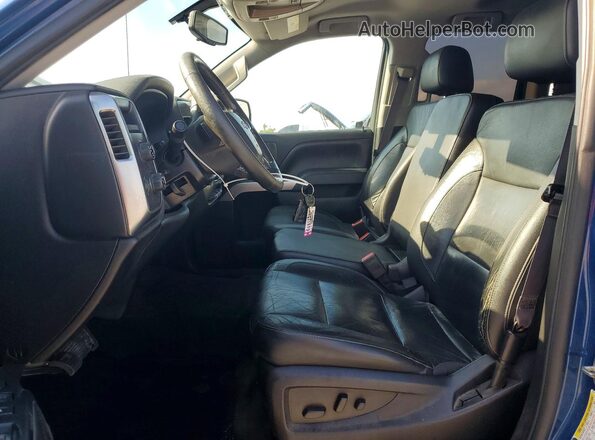 1GCVKREC5GZ370650 2016 CHEVROLET SILVERADO Blue Vista interior delantera