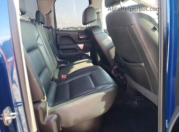 1GCVKREC5GZ370650 2016 CHEVROLET SILVERADO Blue Vista de los asientos traseros