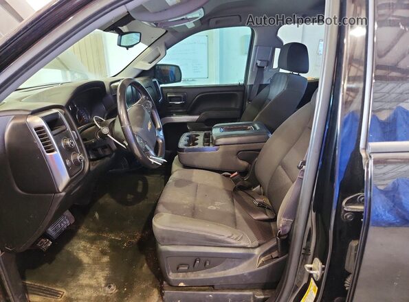 1GCVKREC7GZ355261 2016 CHEVROLET SILVERADO Black Widok wnętrza z przodu
