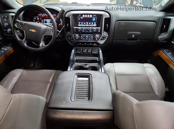 1GCVKSEC2HZ306896 2017 CHEVROLET SILVERADO Угольный Вид панели приборов