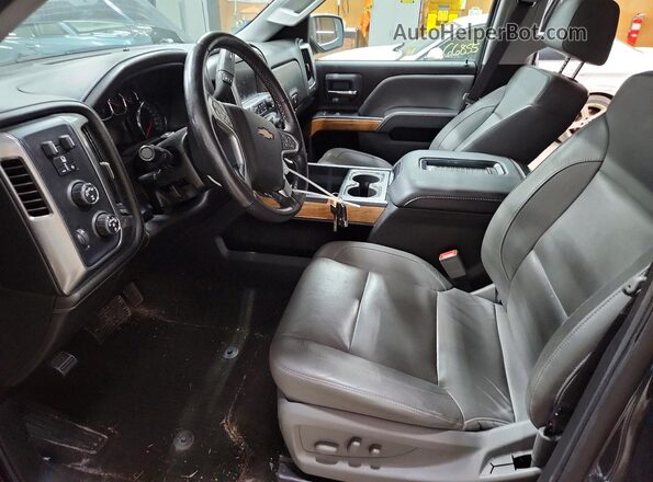 1GCVKSEC2HZ306896 2017 CHEVROLET SILVERADO Угольный Вид салона спереди