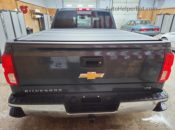1GCVKSEC2HZ306896 2017 CHEVROLET SILVERADO Угольный Вид сзади