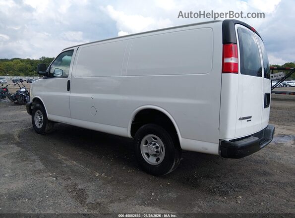 1GCWGAFF5G1266173 2016 CHEVROLET EXPRESS White Trasero izquierdo