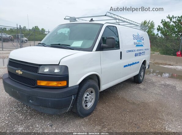 1GCWGAFP0J1261527 2018 CHEVROLET EXPRESS White Vista tres cuartos delantera izquierda