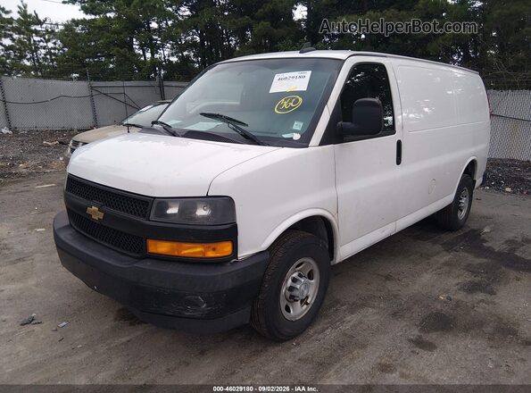 1GCWGAFP4J1302855 2018 CHEVROLET EXPRESS White Vista tres cuartos delantera izquierda