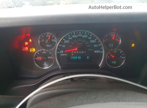 1GCWGBFP2S1175966 2025 CHEVROLET EXPRESS Yellow Instrument cluster view