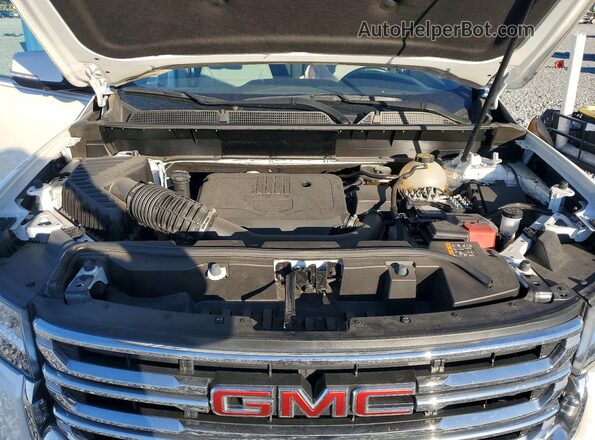 1GKKNML47PZ170107 2023 GMC ACADIA White Widok komory silnika