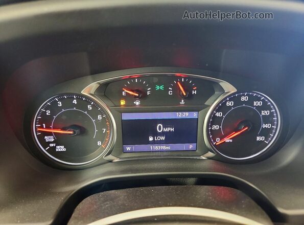 1GKKNML48PZ153655 2023 GMC ACADIA White Вид щитка приладів