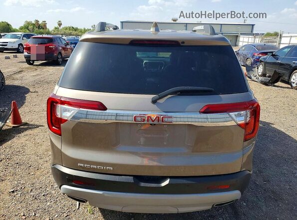 1GKKNML49PZ154149 2023 GMC ACADIA Желто-коричневый Вид сзади