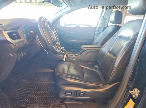 1GKKNMLS3HZ292995 2017 GMC ACADIA Black Widok wnętrza z przodu