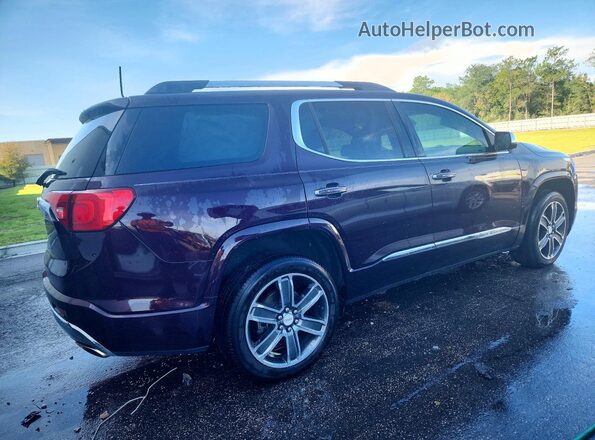 1GKKNPLS7JZ180806 2018 GMC ACADIA Бордовый Задняя правая четверть