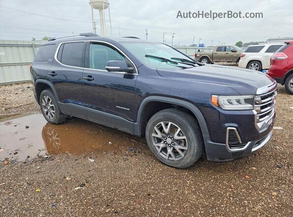 1GKKNRLSXMZ152966 2021 GMC ACADIA Blue Передня права чверть