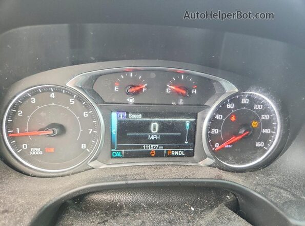 1GKKNSLS5HZ264460 2017 GMC ACADIA Black Instrument cluster view