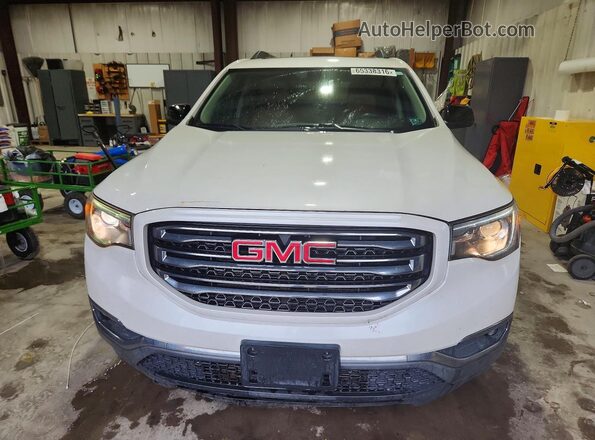 1GKKNVLS2HZ313759 2017 GMC ACADIA White Vista frontal
