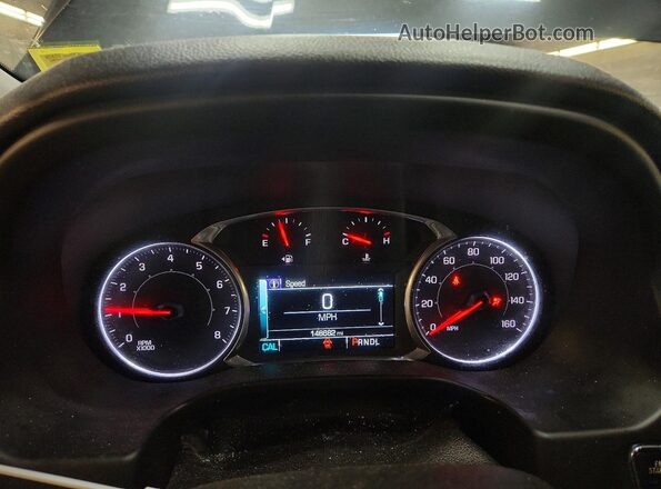 1GKKNWLSXJZ155215 2018 GMC ACADIA Угольный Вид щитка приборов