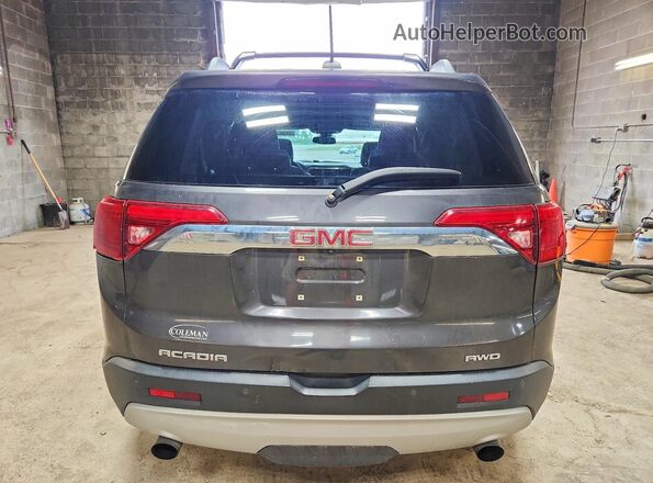 1GKKNWLSXJZ155215 2018 GMC ACADIA Угольный Вид сзади